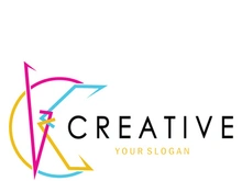 The letter K logo design is simple, elegant, modern, unique and luxurious. Logo for business cards, business, companies, fashion and brands, offices