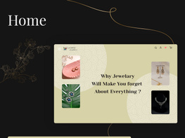 Jewellery Website Template preview picture