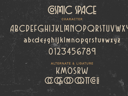 Cosmic Space - Retro Font