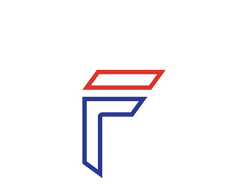 F logo and symbol vector icon app preview picture