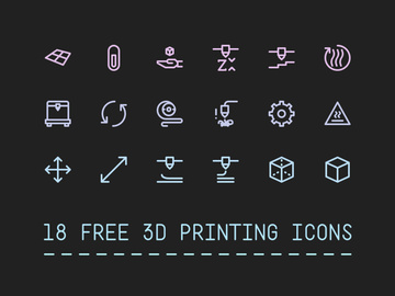 3D Printing Icons preview picture