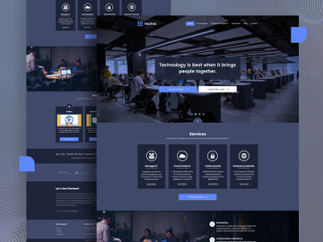Software Development Company Landing Page Design preview picture