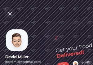 Food Delivery App Dark bagian2