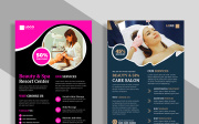 Beauty Spa Salon Flyer Template Design Ver-3