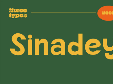 Sinadey – Solid Sans Serif preview picture