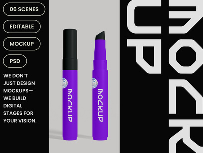 Acrylic Marker Mockup