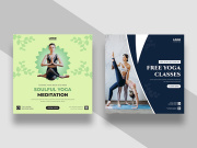 Yoga Fitness Instagram Post Banner Ver-4
