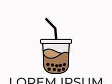 Bubble tea logo