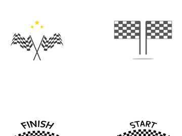 Race flag logo preview picture
