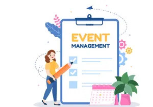 10 Event Planner Flat Illustration
