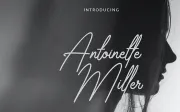 Antoinette Miller Handwritten Font
