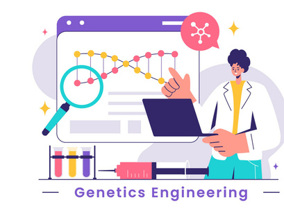 9 Genetic Engineering Illustration