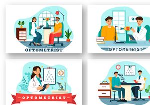 9 Optometrist Illustration
