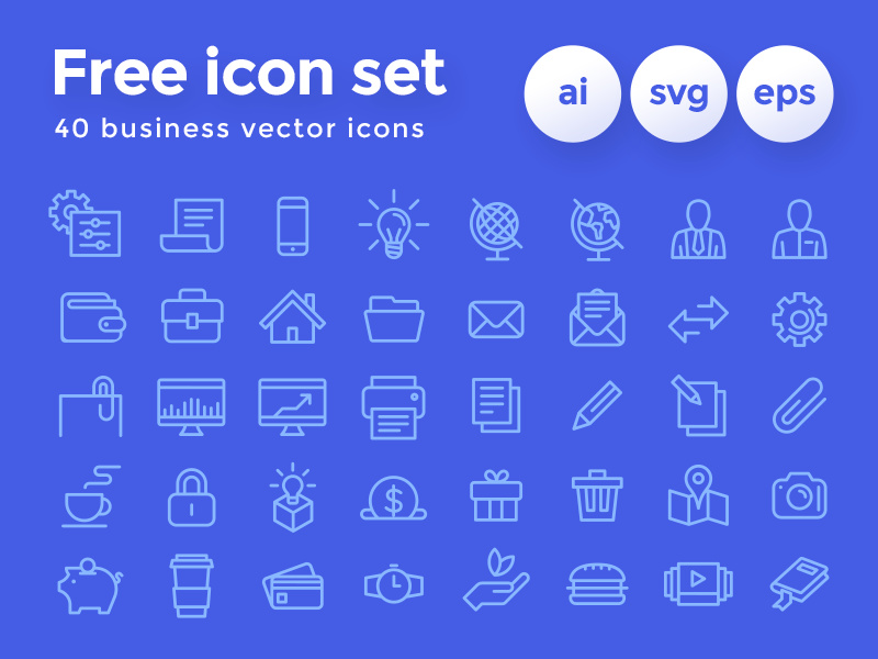 Download Business Icon Set Ai Svg Eps By Diego Naive Epicpxls