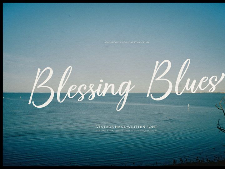 Blessing Blues | Vintage Handwritten