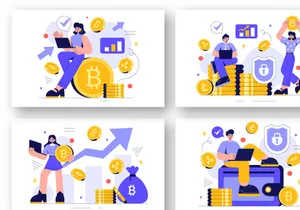 13 Cryptocurrency Wallet Illustration