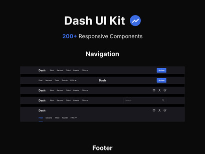 Dash UI Kit - Dark
