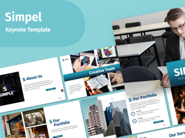 Simple Business Keynote Template preview picture