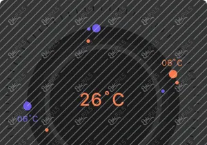 Dark Chart Card UI Kit