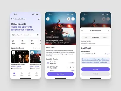 Eventts v1.0 - Event Booking Management | Event Planner | Ticket Booking | Flutter Full Solution App