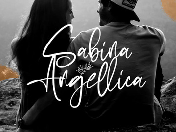 Sabina Angellica - Modern Script Font preview picture