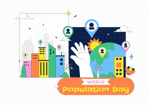 10 World Population Day Illustration