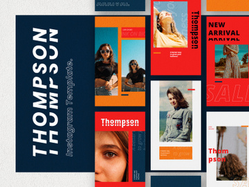 Thompson Social Media Template preview picture
