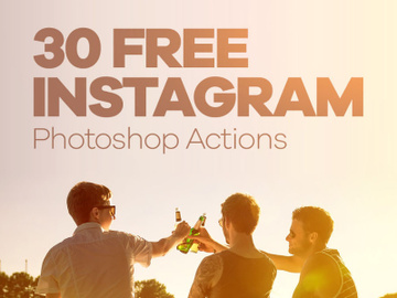30 Free Instagram Photoshop Actions preview picture