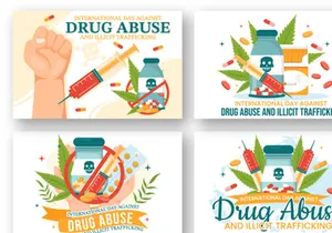 13 Against Drug Abuse and Illicit Trafficking illustration