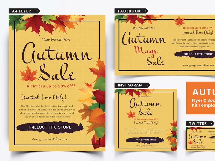 Autumn Festival Flyer & Social Media Pack-10
