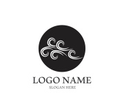 Wind icon vector illustration design template