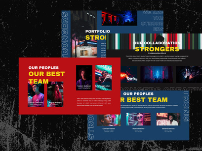 Strongers Creative Powerpoint Template