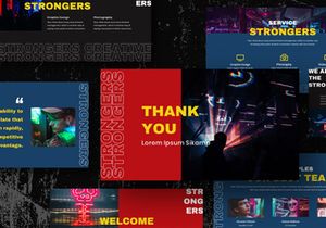 Strongers Creative Keynote Template