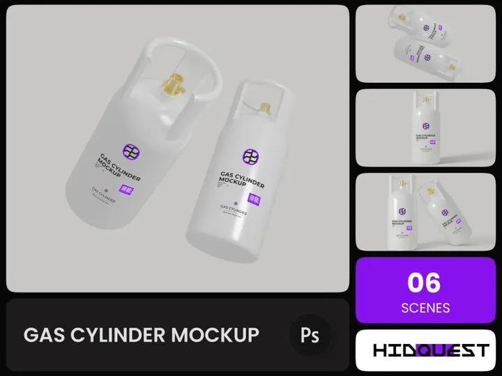 Gas Cylinder Mockup