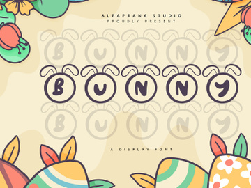 Bunny - Cute Display Font preview picture