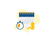 Time is Money with nice illustration concept