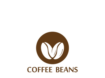 Premium coffee bean logo design. preview picture