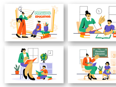 9 Preschool Education Illustration