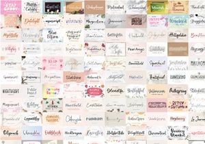 Handwritten Collections Font Bundle