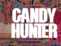 Candy Hunter - Ultra Condensed Sans Serif preview picture