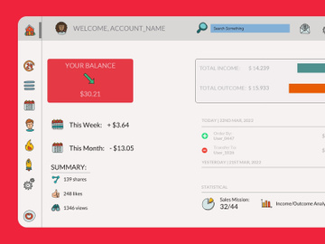 Finance Analysis UI preview picture