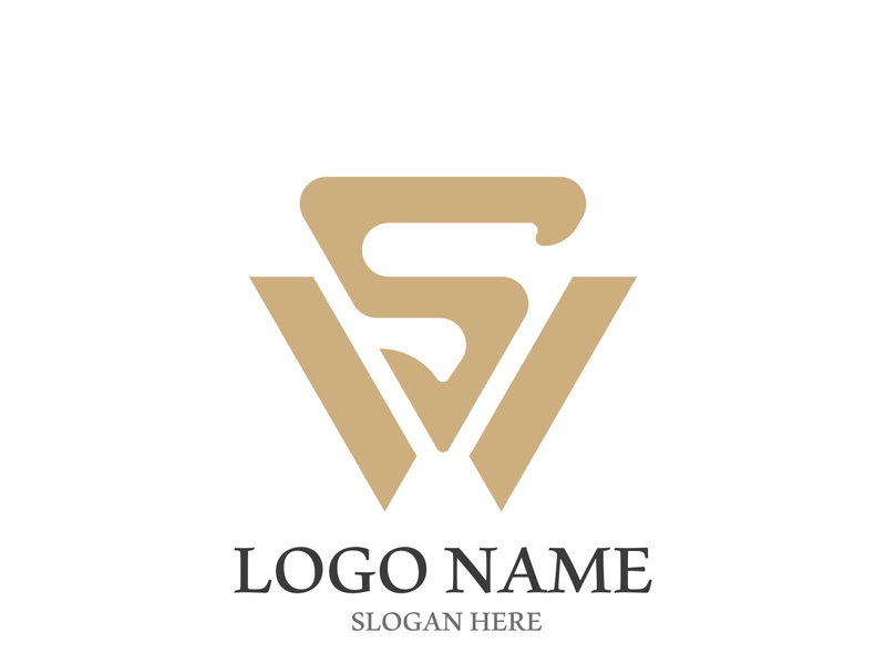 Business corporate S letter logo design vector