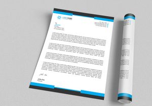 Minimal Letterhead Design Template