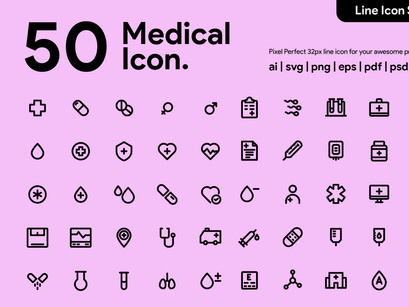 50 Medical Line v2 Icon