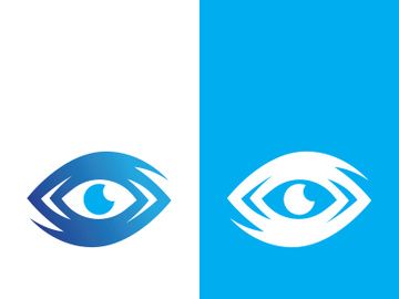 Eye logo icon design template illustration preview picture