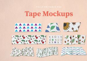 Free Washi Tape PSD Mockups