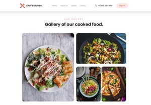 Chef's Kitchen Free NextJs Landing Page Template