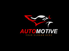 Motorcycle Logo, MotoSport Vehicle Vector, Design For, Automotive