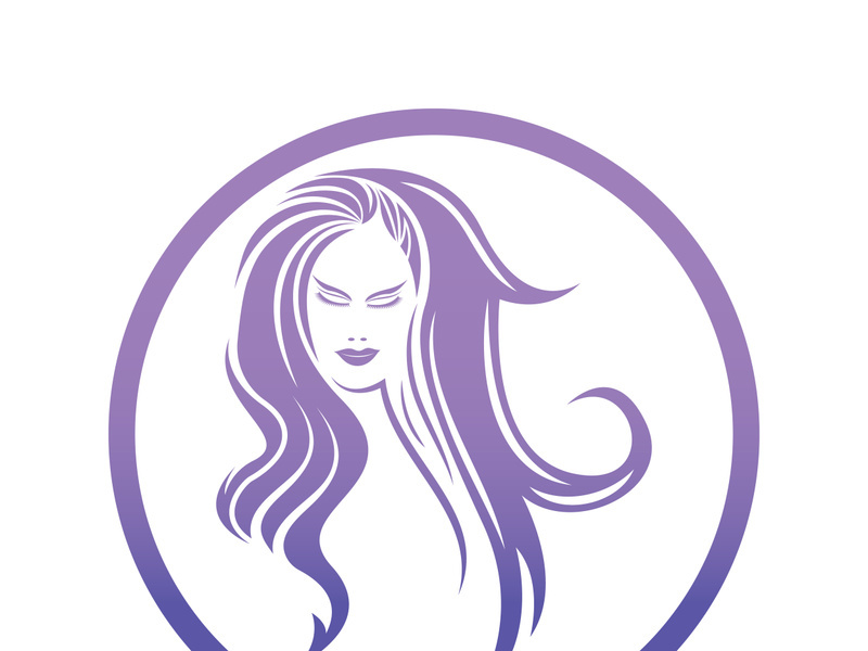 Women beauty, salon, spa, hair minimalist logo design inspiration