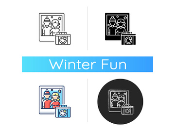 Winter photoshoot icon preview picture